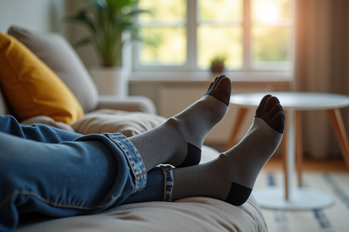 chaussettes matière