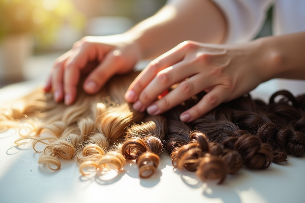 cheveux texture